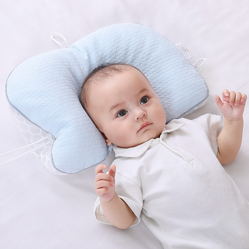 Homie New Born Baby Three-sides Adjustable Anti-flat Head Shaping Pillow